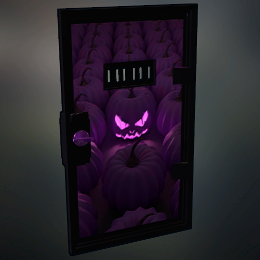 Pumpkin Party Armored Door Glow Detailed