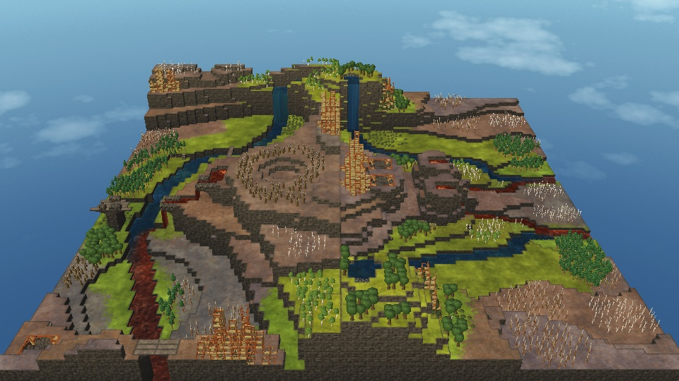 Old Version Cliffside And Diorama