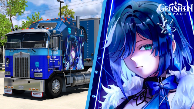 Kenworth K100 Yelan (Tranquil Banquet) - Genshin Impact [Combo Skin]