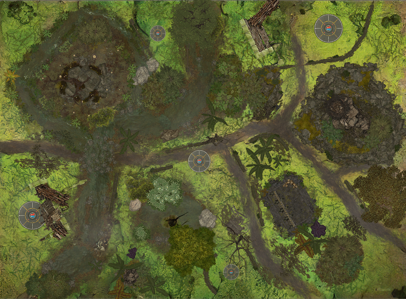 Forest-River Map Warhammer 44x60