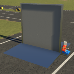 Voxel Destruction Wall (thin, reinforced)