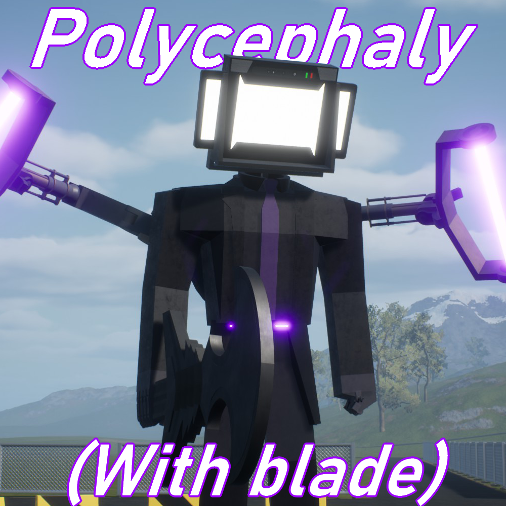 Astro Large TV Man / Polycephaly (With Weapon)