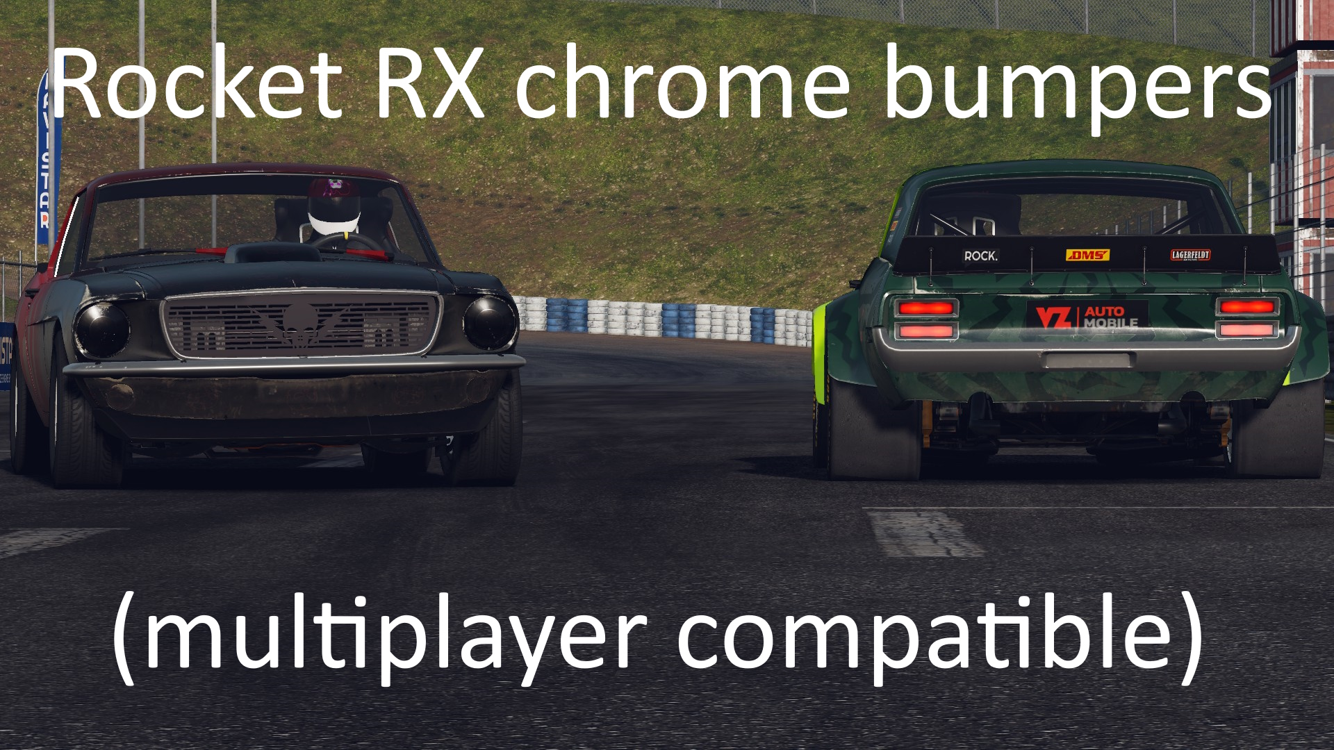 rocket rx chrome bumpers