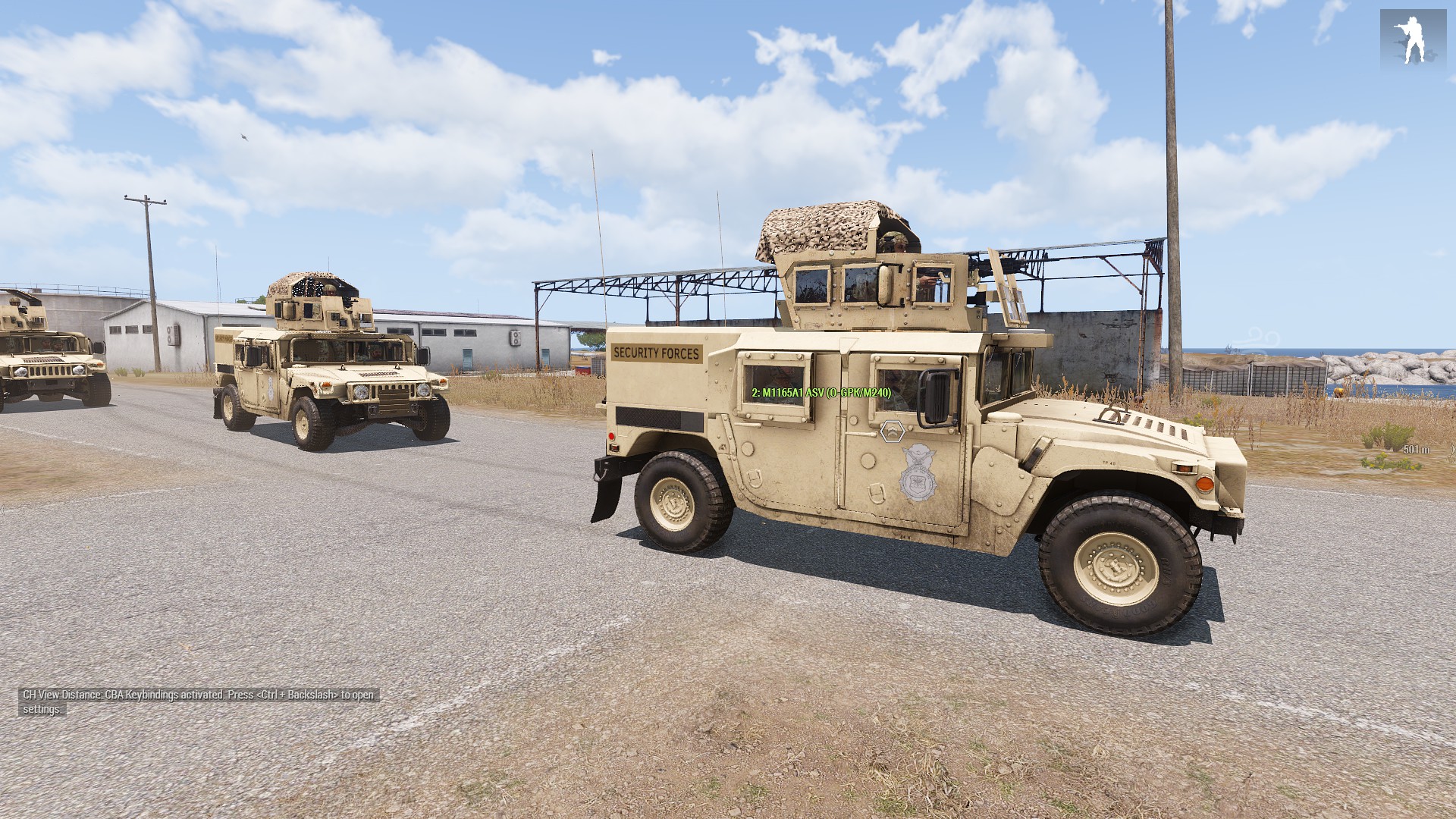 U.S. Air Force Security Forces Convoy