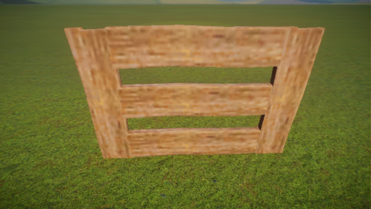 Valla de madera