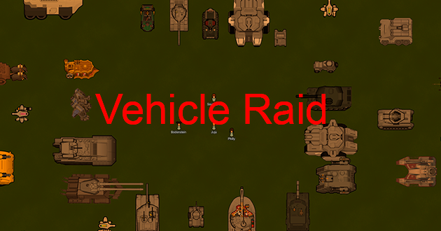 Vehicle Raid mod preview for RimWorld