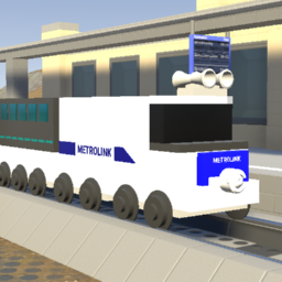 Small Metrolink F59PH 855 + Rotems and Bombardiers