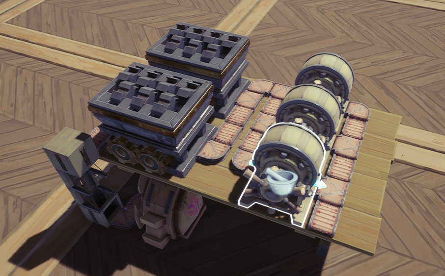 Fourth-order mortar production line