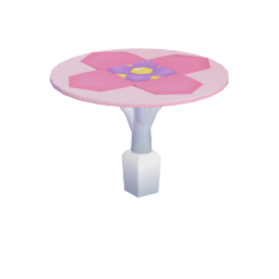 flower side table