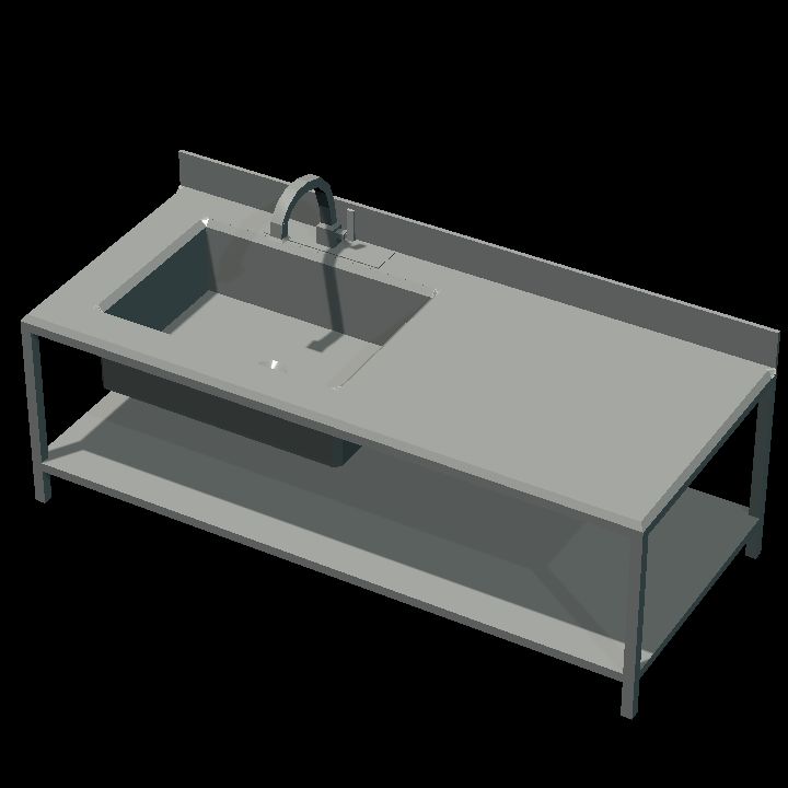 low_poly_commercial_sink