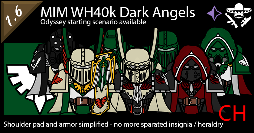 [ZH]MIM Warhammer 40k Dark Angels中文汉化
