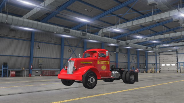 White WC-22 Shell Oil Semi