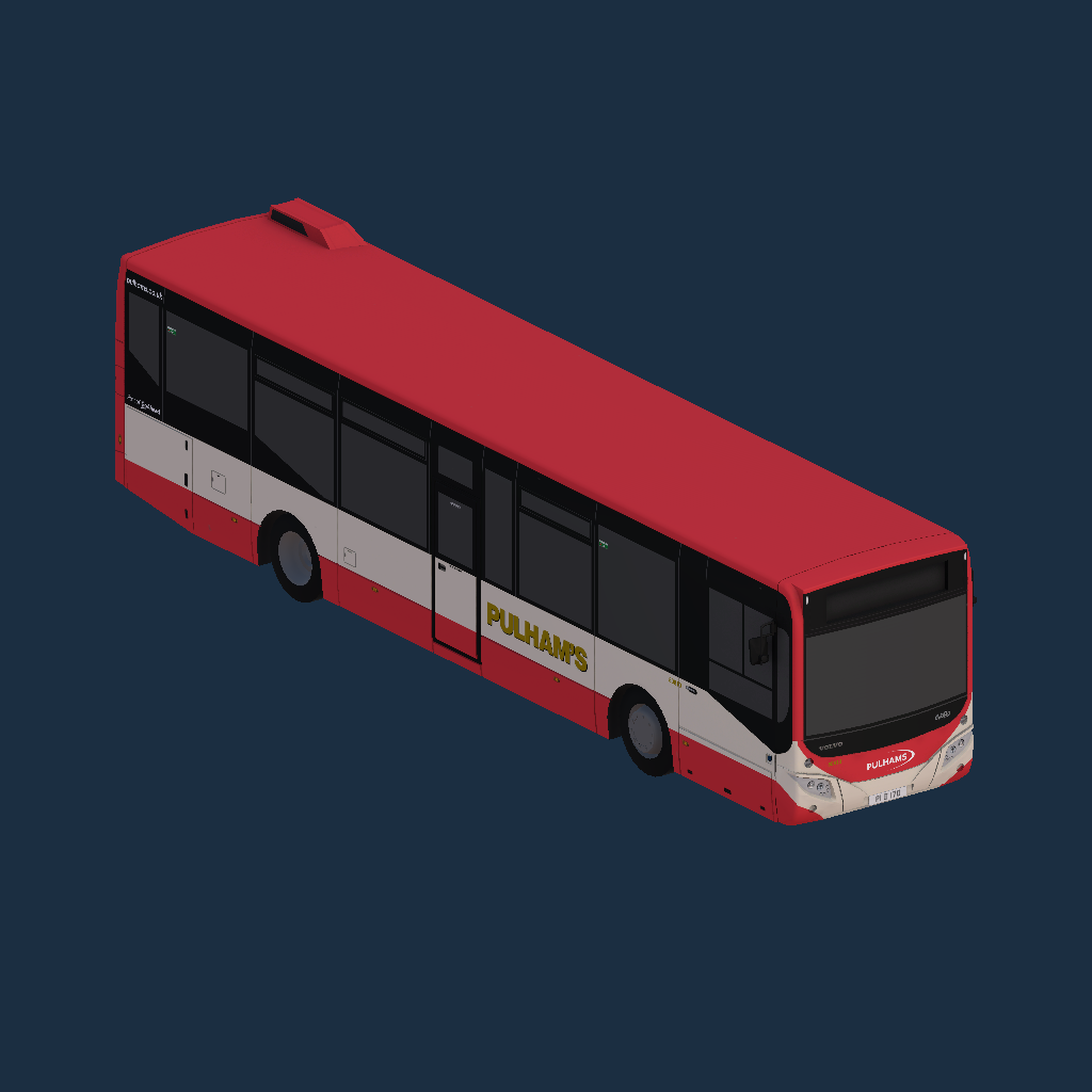 Pulham's Coaches Volvo B8RLE MCV Evora