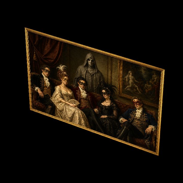 Painting, Masquerade 2 {2D}