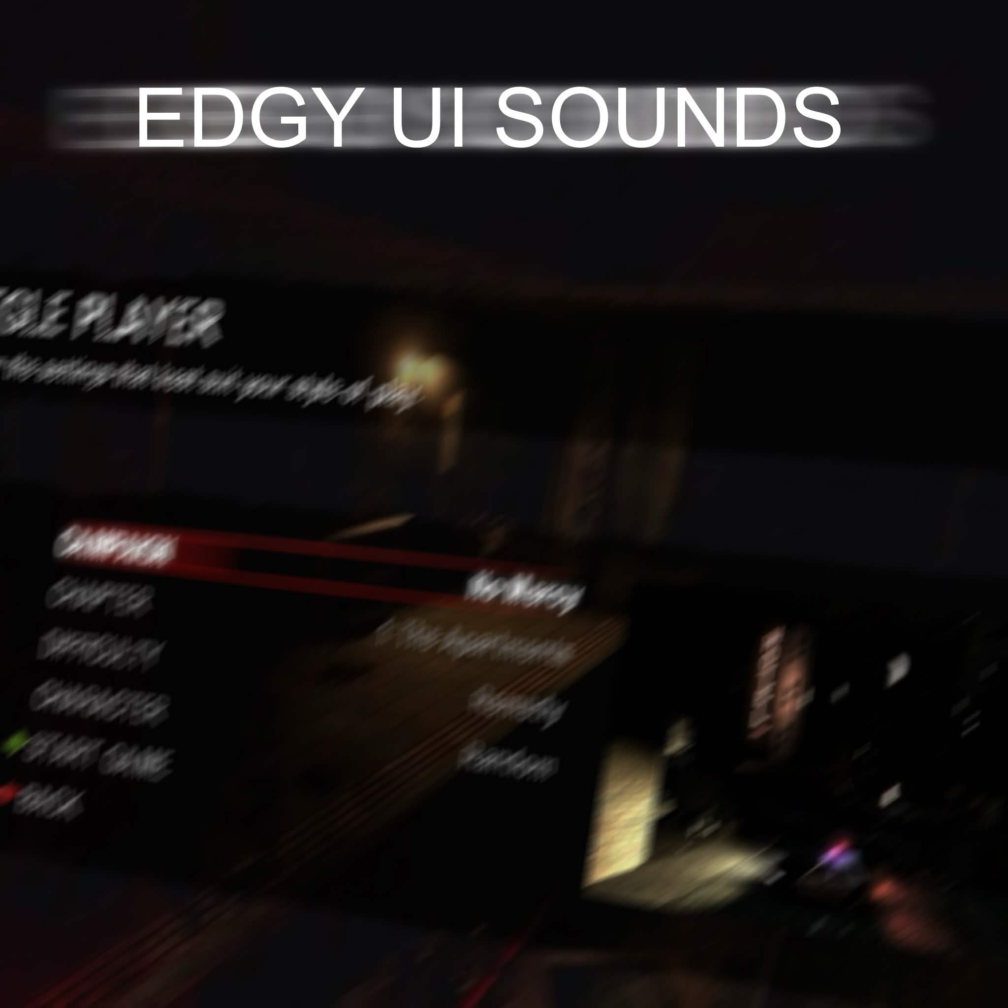 Edgy ass ui sound
