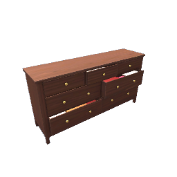 Messy Open Dresser- V4