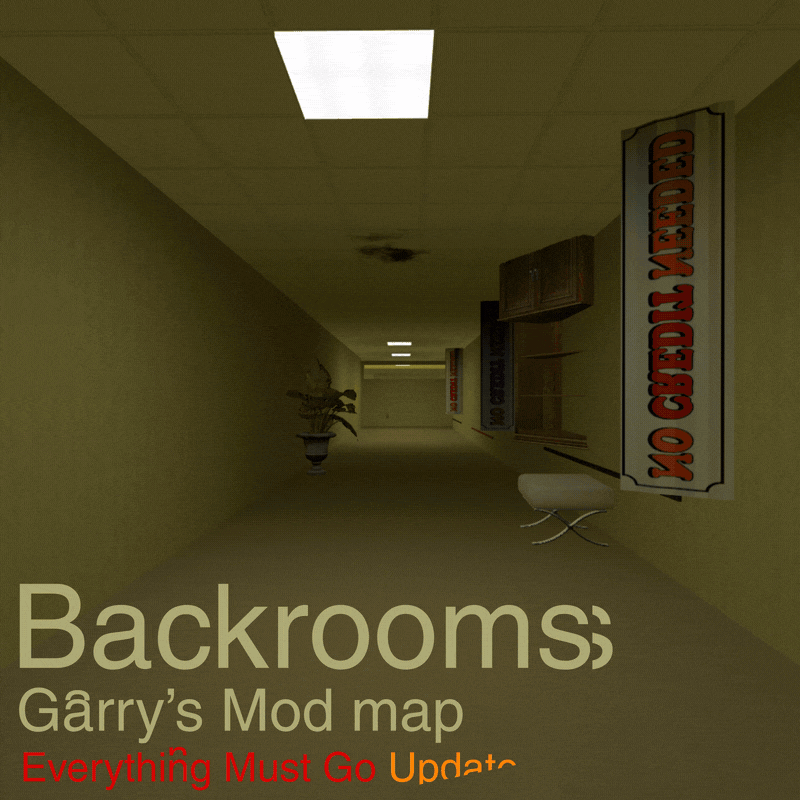 Backrooms Movie (EVERYTHING MUST GO!) – Garry's Mod Mod