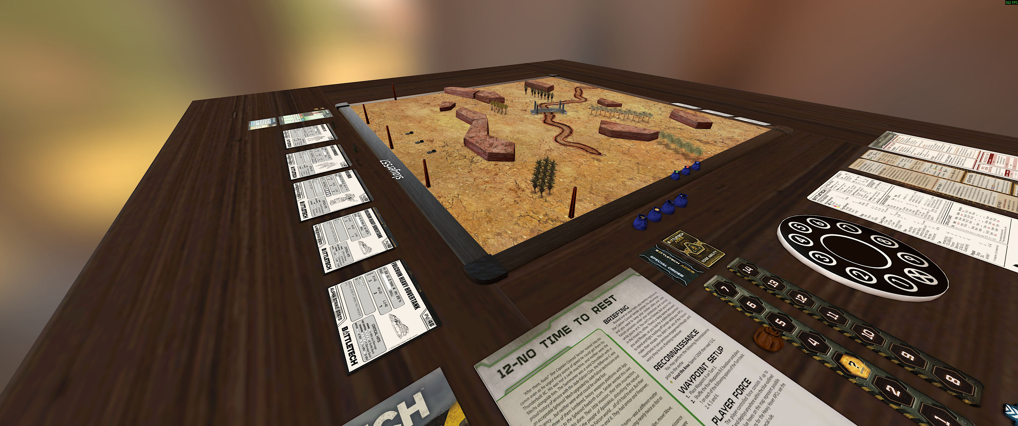 Battletech Aces Scouring Sands Campaign: Scenario 12 - No Time To Rest