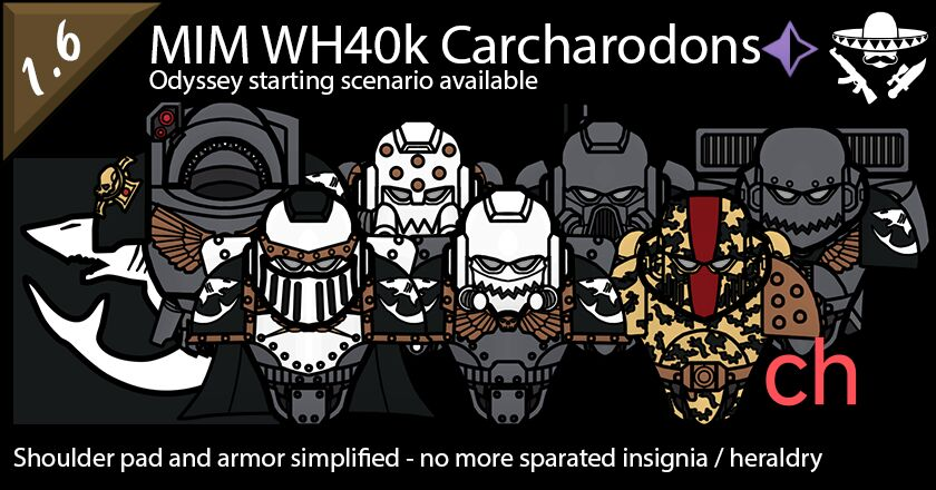 [ZH]MIM Warhammer 40k Carcharodons中文汉化