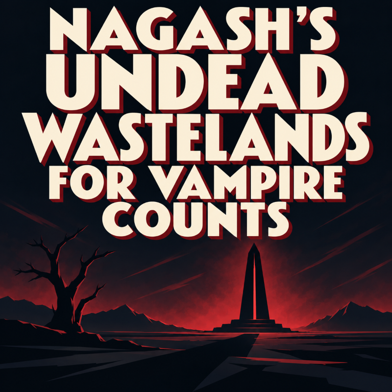 Nagash's Undead Wastelands for Vampire Counts / Пустоши Нежити Нагаша для Вампиров