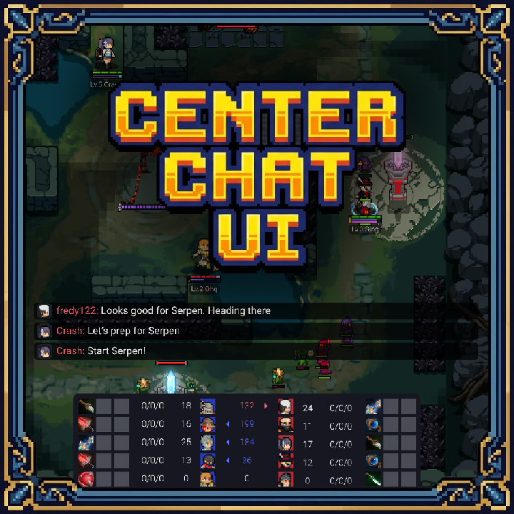 Centered Match Chat