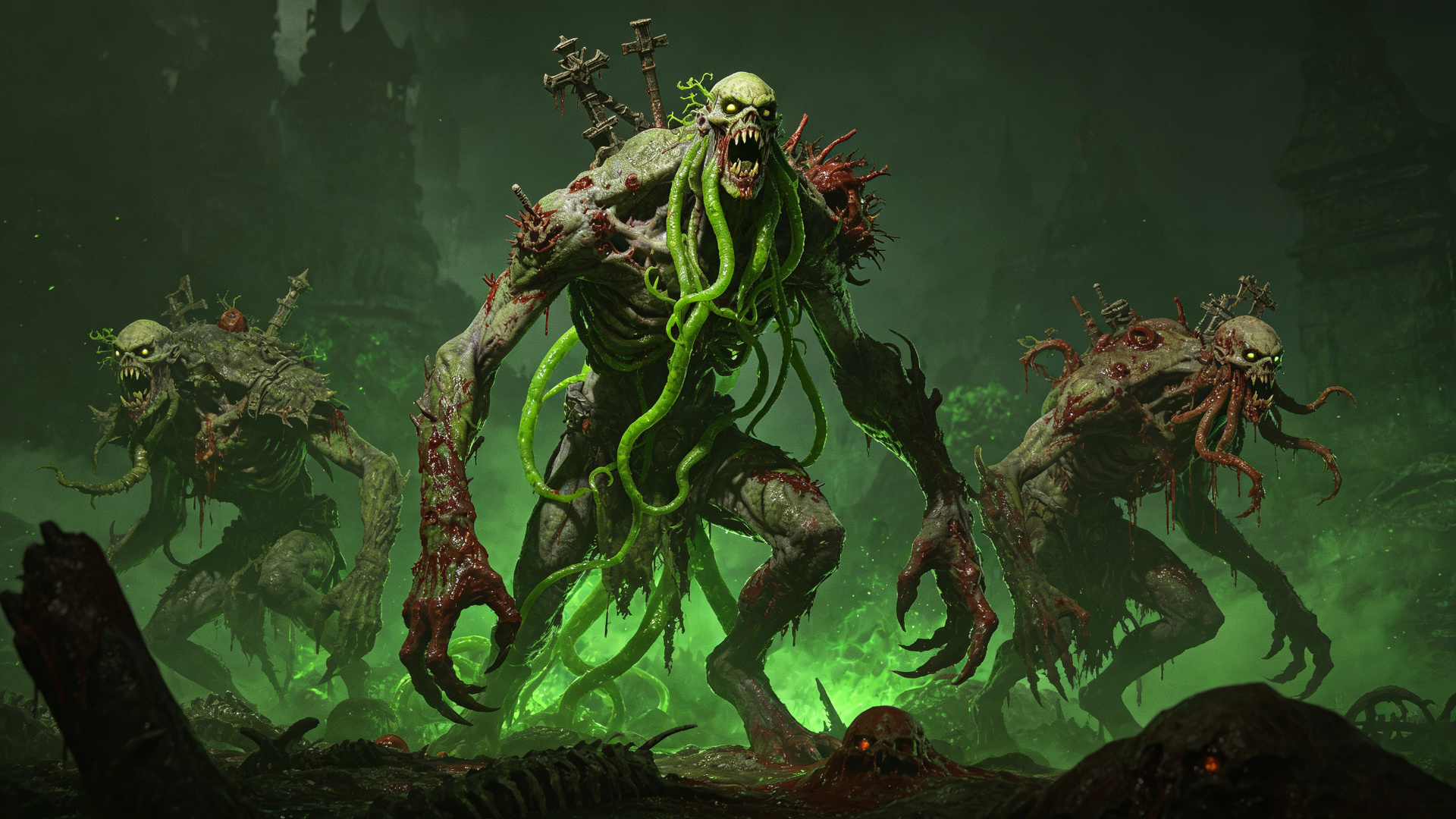 纳垢混沌卵扩展 / Nurgle Chaos Spawn Expansion