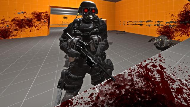 Black RE2:R Hunk Retexture preview