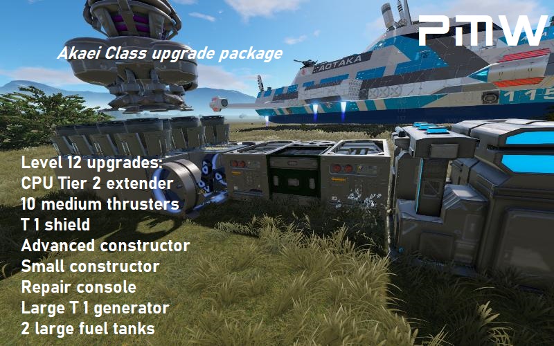 PMW-CV-Akaei Class-level 12 upgrade package