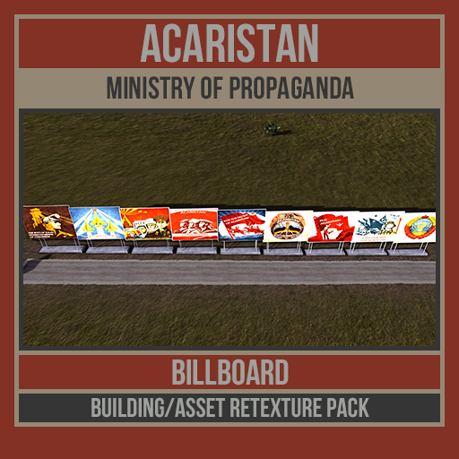 Billboard - Acaristan Ministry of Information - Propaganda Division