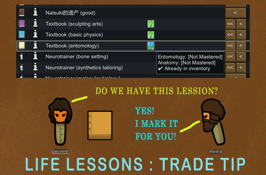 Life Lessons: Trade Tip