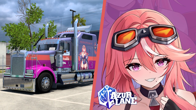 Kenworth W900 USS Franklin - Azur Lane [Combo Skin]