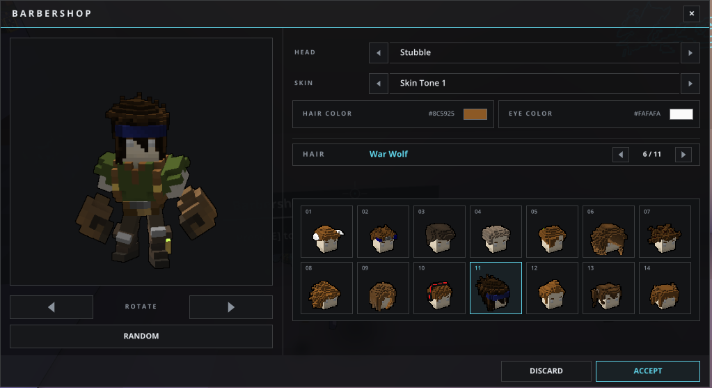 Zakros UI - Barbershop preview