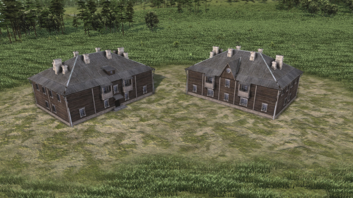 Wooden residental buildng 1-241-115