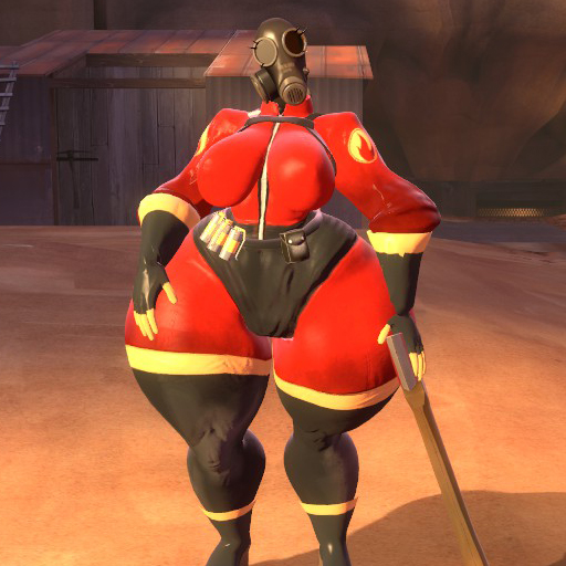 SUNR4Y’s Fempyro - Player Model (use only ragdoll)