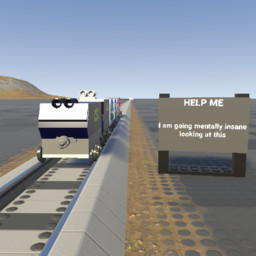 Small cursed abomination of a train that idk what it even is.