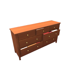 Messy Open Dresser- V3