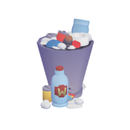 Overflowing Trash