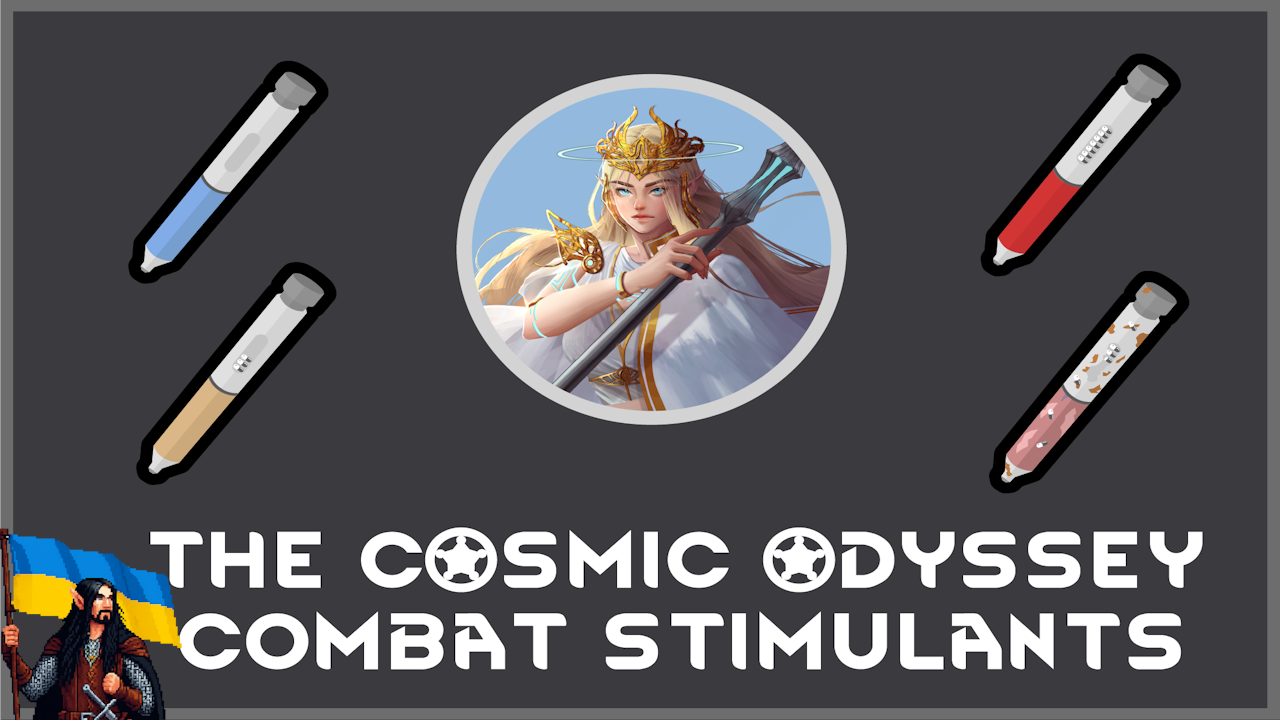 The Cosmic Odyssey - Combat Stimulant UA mod preview for RimWorld