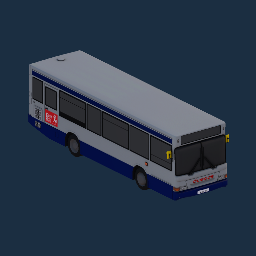 Dennis Dart MPD 8.8m Nu-Venture Dark Grey & Dark Blue