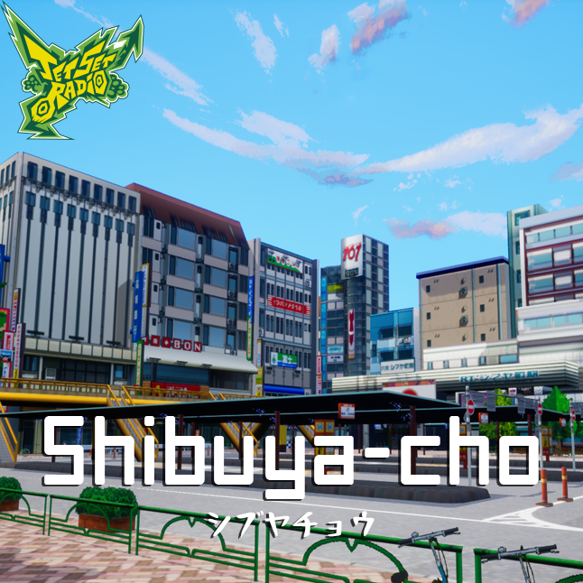 Jet Set Radio - Shibuya Cho [CAR UPDATE RESUB!]