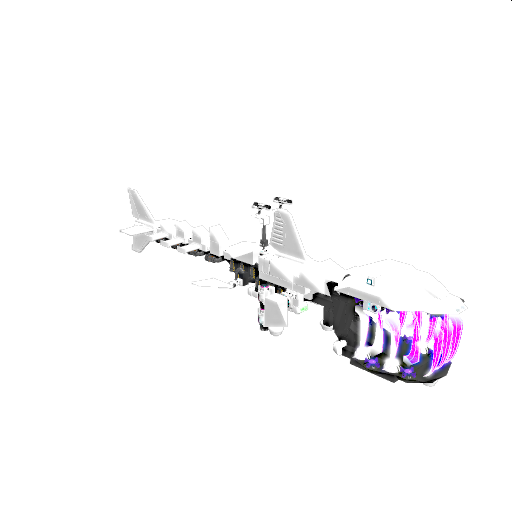 Futuristic Flying Robo-Shark preview