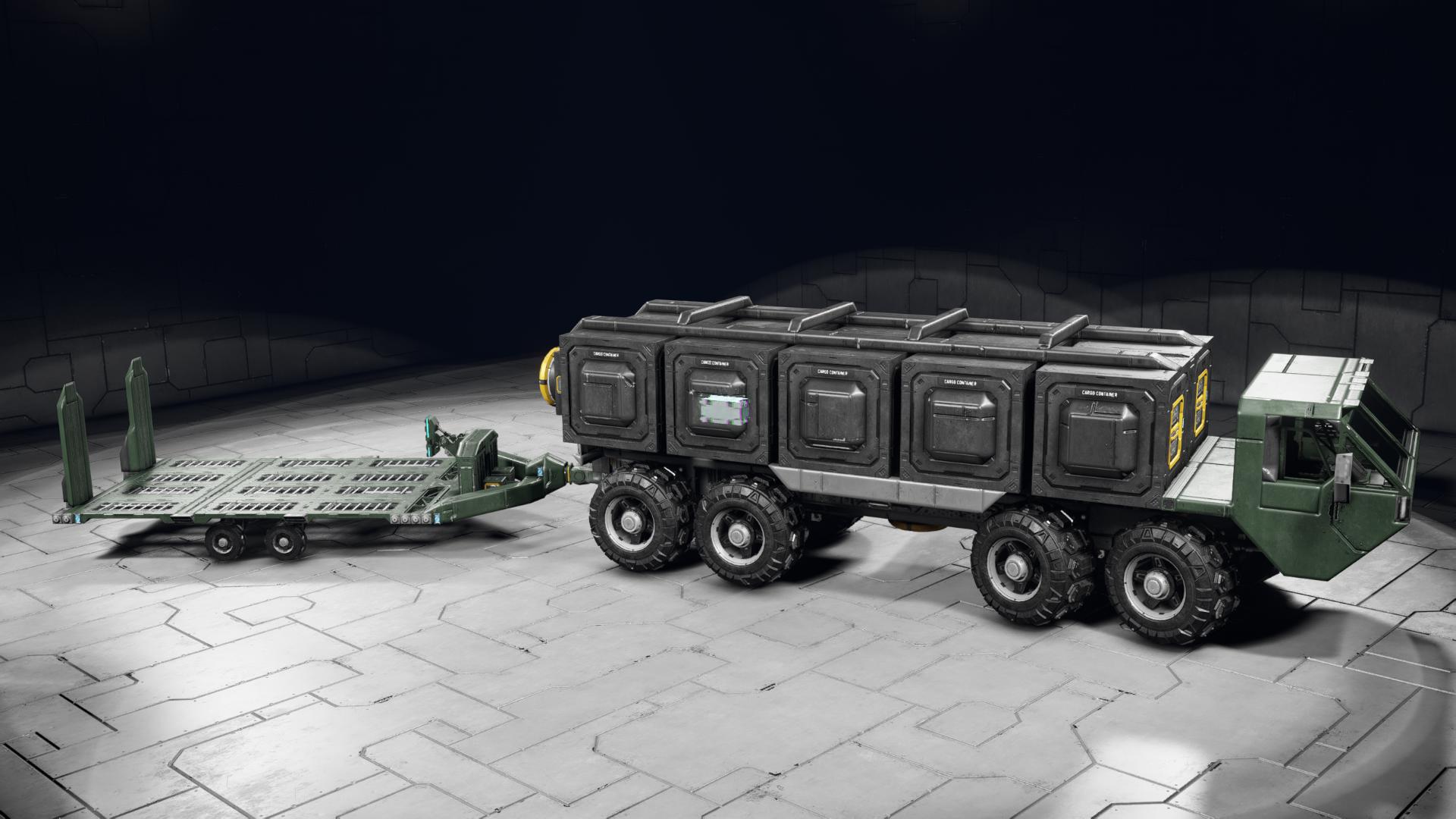 [OC] HEMTT & Flatbed trailer