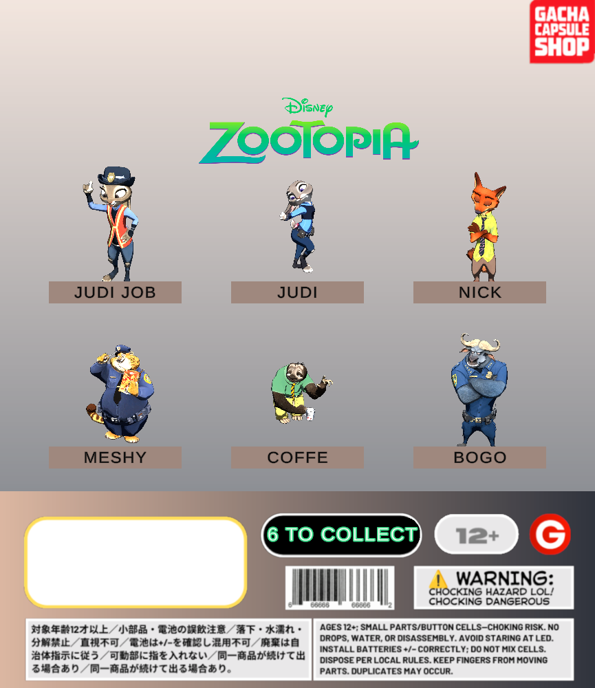 Zootopia Figurines