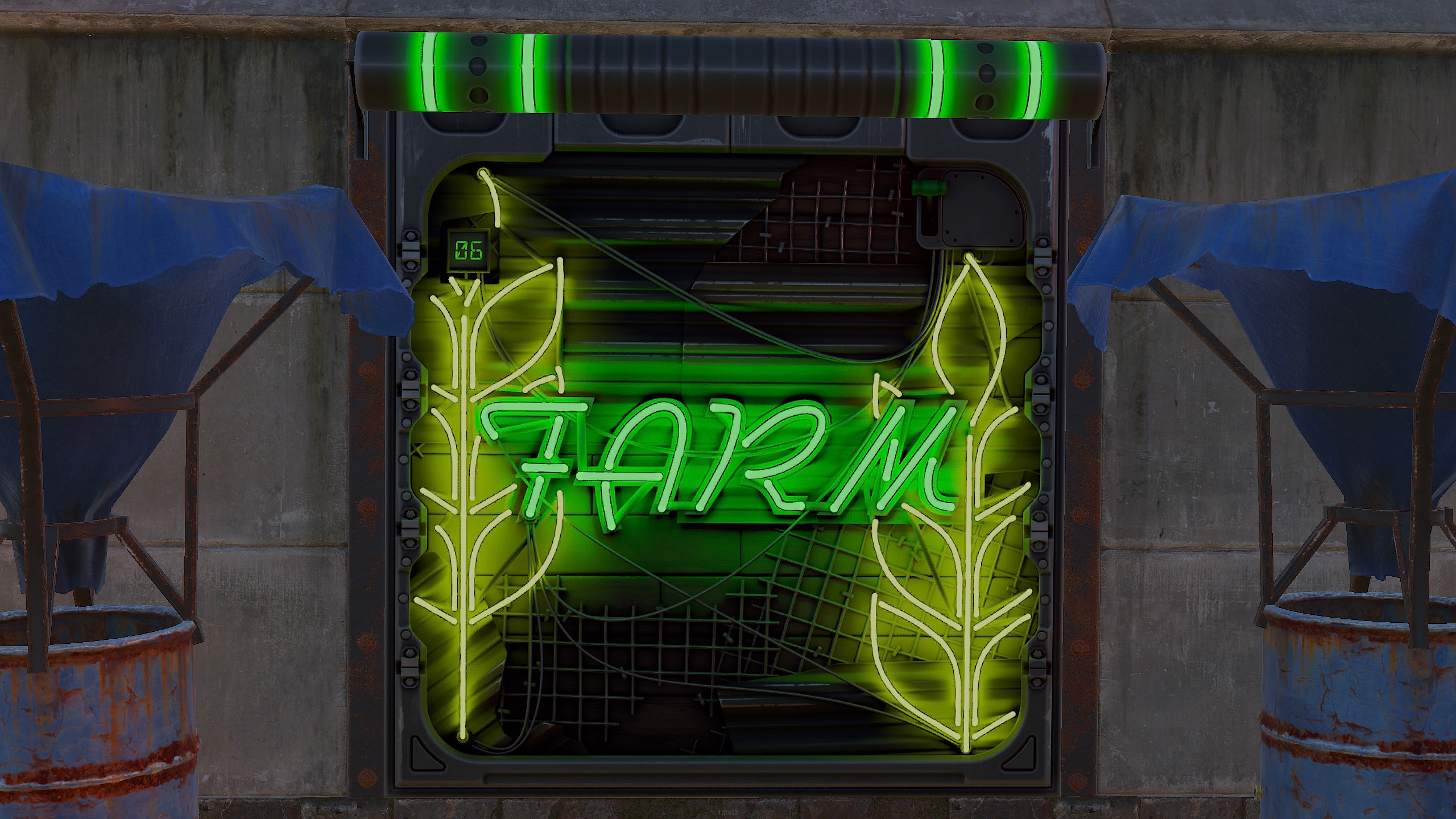 Neon Farm Door thumbnail 2