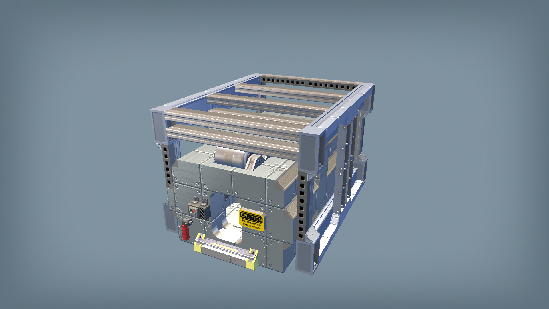 SCP small freestanding stackable containment chaimber