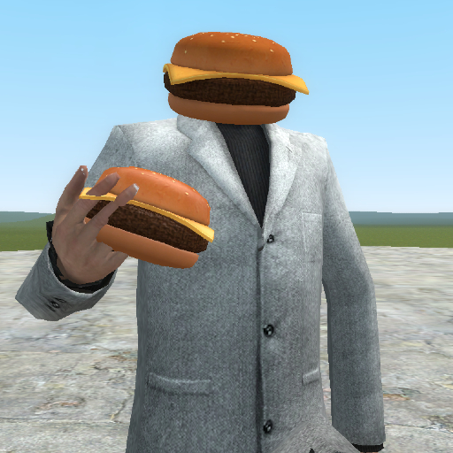 Burger Man Playermodel preview