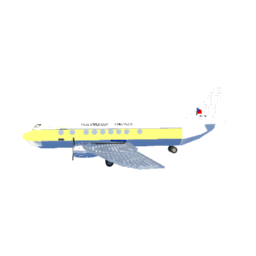 Softbody AIR LINER DC-3 - Polynesian airlines (read the desc)