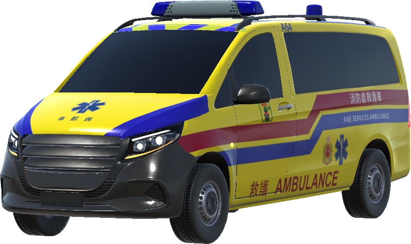 Hong Kong Fire Service Light Ambulance