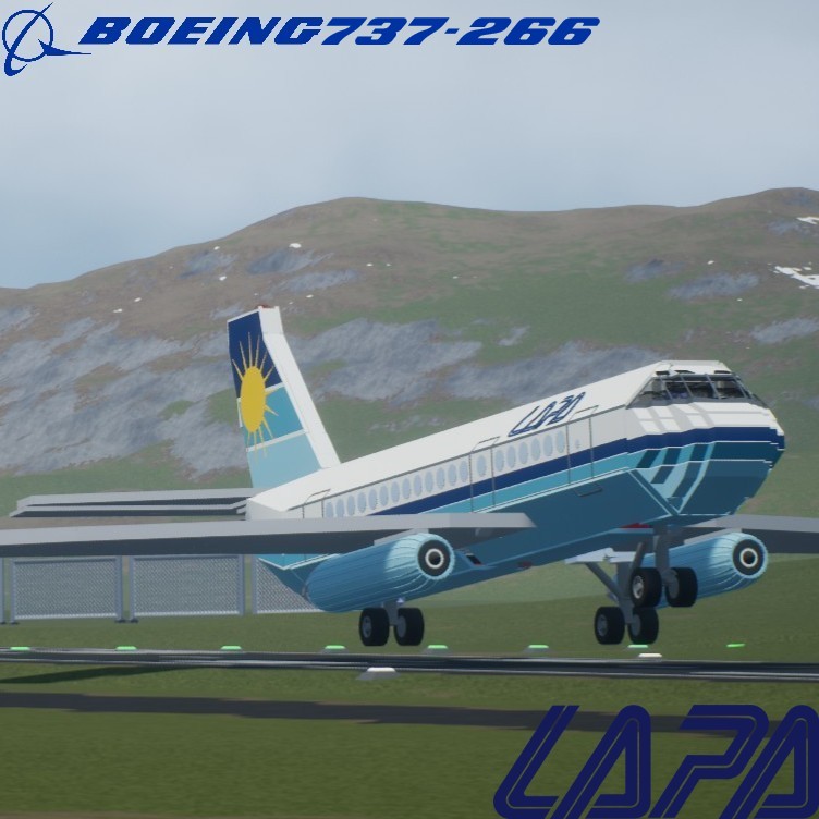 Softbody AIR LINER Boeing 737-266 Líneas Aéreas Privadas Argentinas