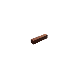 shelf burnt beech 5cm x 25cm